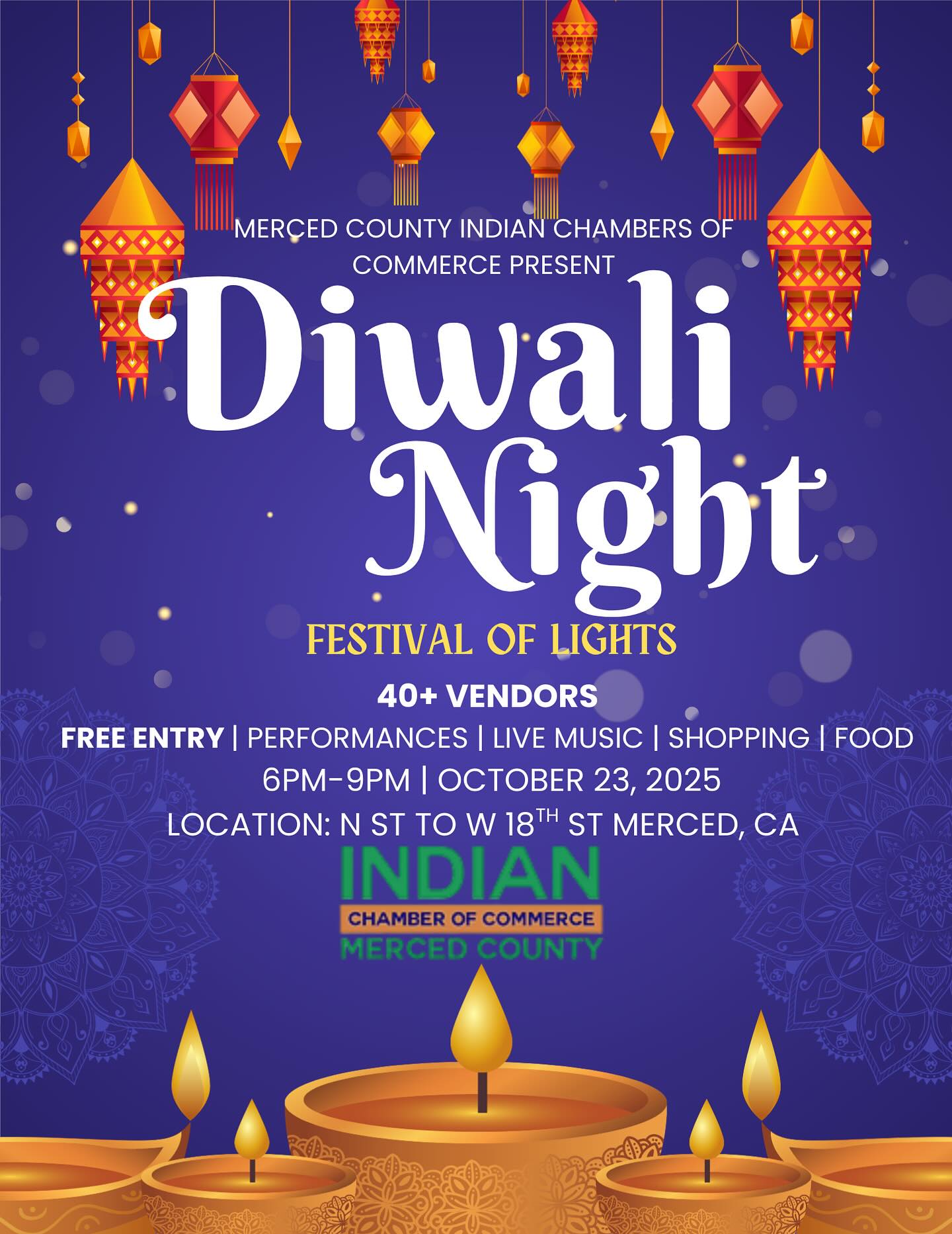 Diwali Night 2025 Official Flyer