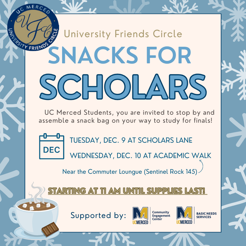 Snacks for Scholars Flyer